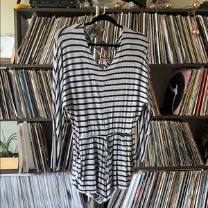 LUCYLOVE MINI STRIPE JUMPSUIT SIZE XS